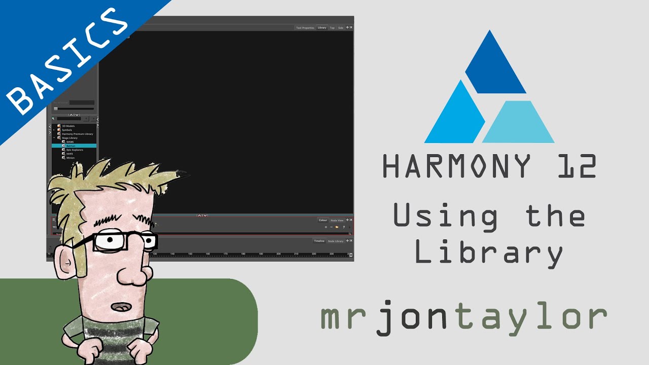 Toon Boom Harmony 12: Basics #7 Using the Library