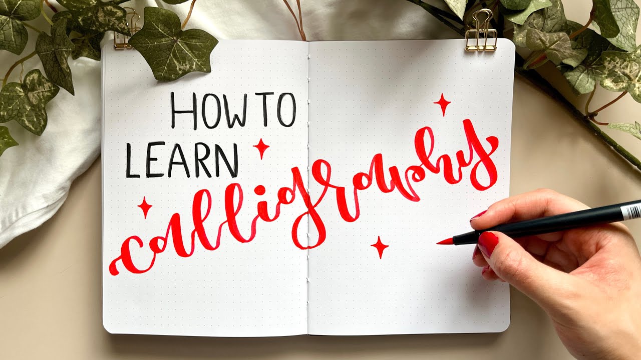 beginner’s complete guide for how to do calligraphy 🍓 how to learn calligraphy for bullet journaling