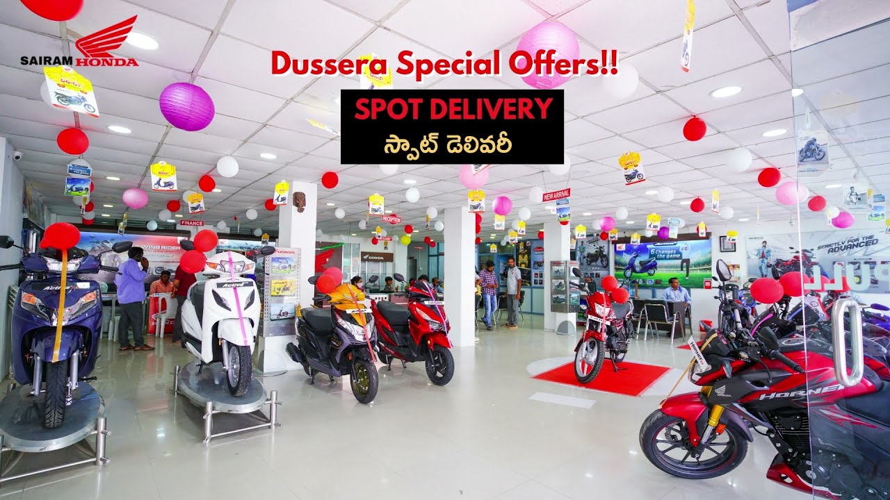Sairam Honda Nizamabad | Dussera Offers | Honda Two Wheeler Nizamabad