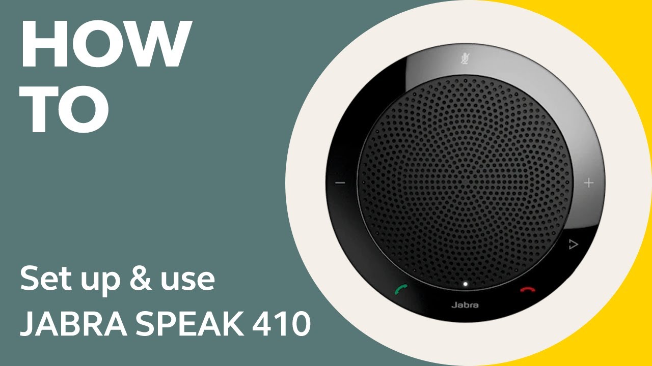 Jabra Speak 410: How to set up & use | Jabra Support