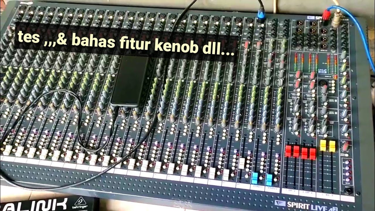 setting & review Soundcraft spirit live 4.2 original