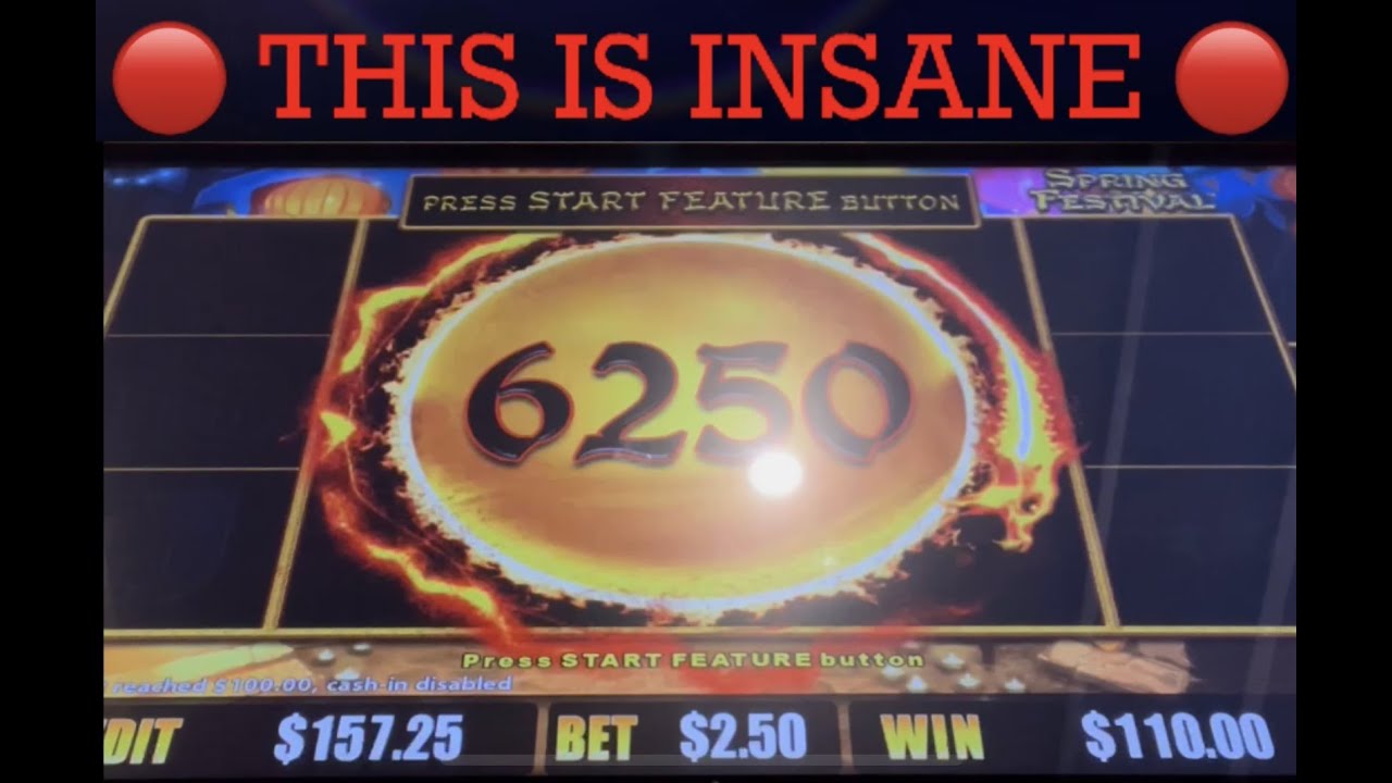 🔴 THIS IS INSANE 🔴 SPRING FESTIVAL DRAGON LINK SLOT MACHINE 🎰 POKIE WINS