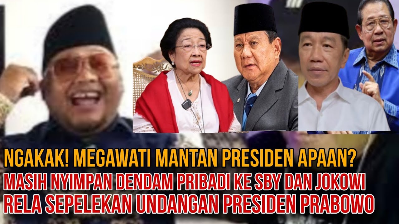 NGAKAK! MEGAWATI MANTAN PRESIDEN APAAN? UNDANGAN PRABOWO DISEPELAKAN, PRESIDEN 2 TAHUN KOK BANGGA
