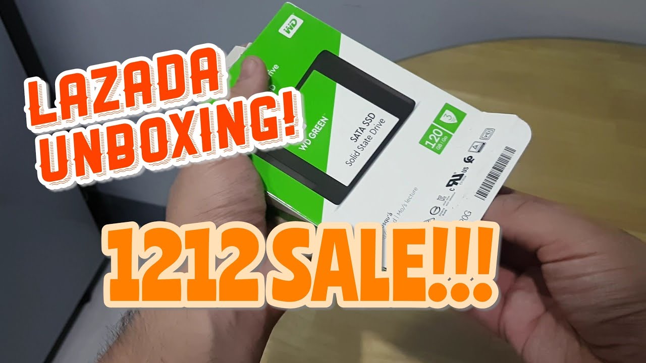 LAZADA 1212 SALE UNBOXING! | WD Elements 120GB SSD