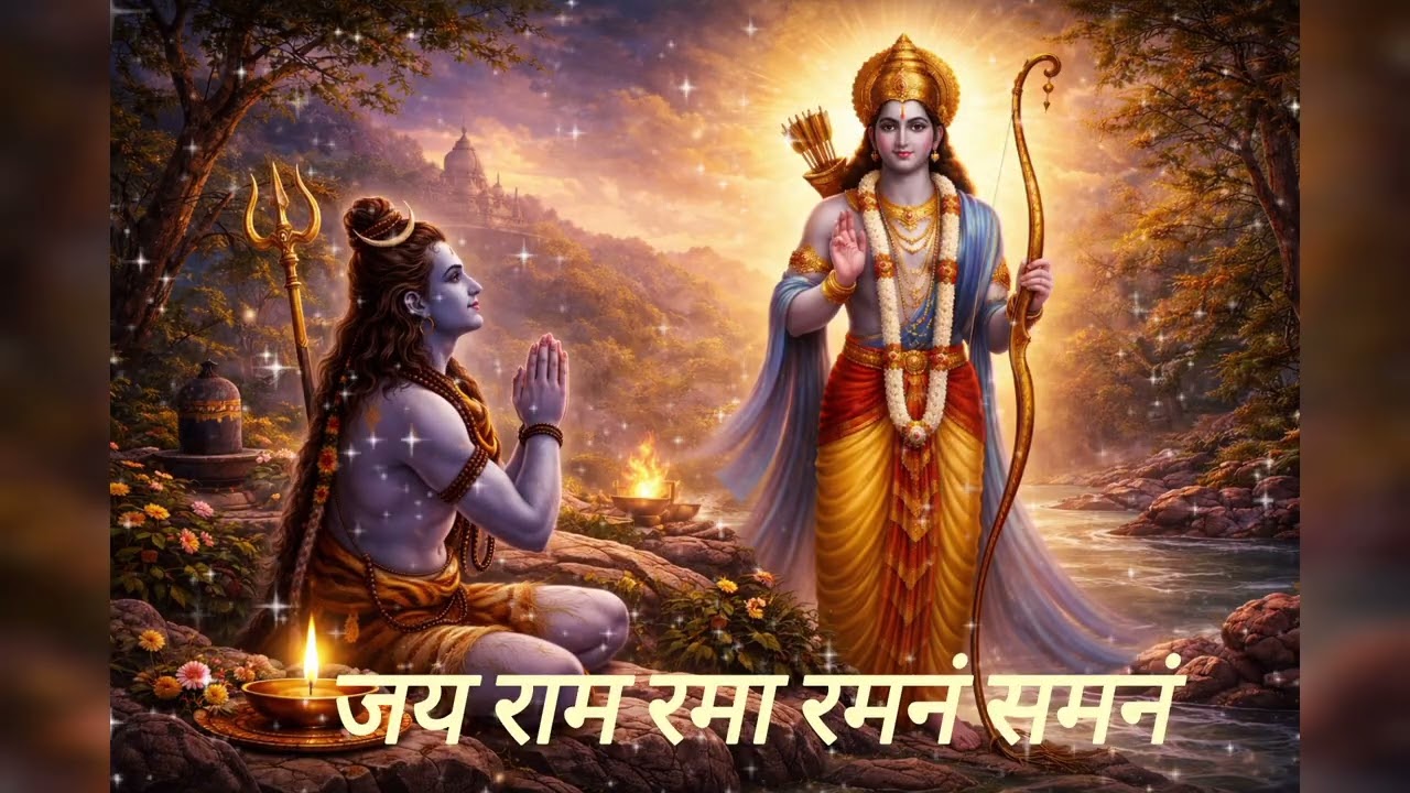 जय राम रमा रमनं शमनं | श्री राम स्तुति (शिव कृत) | श्री रामचरितमानस | Jai Ram Rama Ramanam Samanam