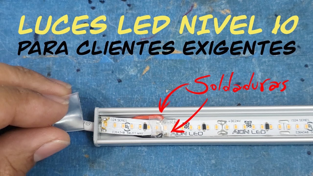 Como Armar Luces LED para clientes exigentes - detalles de calidad para cobrar más.