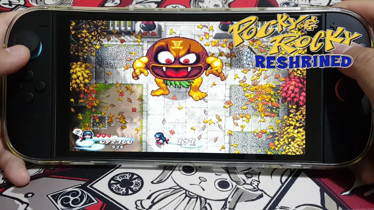 Распаковка и геймплей Pocky & Rocky Reshrined на Nintendo Switch 2