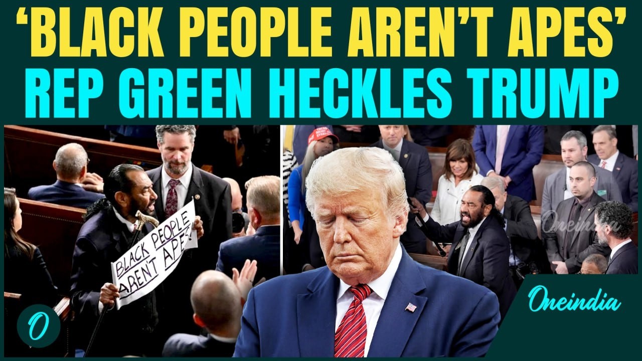 Trump HECKLED By Al Green at SOTU Over RACIST Obama VIDEO: Rep. Green DRAGGED Out | SOTU 2026