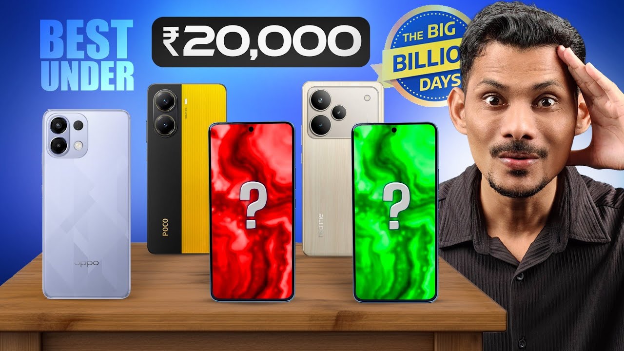 ​I Found the top 5 BEST Phone Deal Under ₹20,000 in Flipkart Big Billion Days 2025