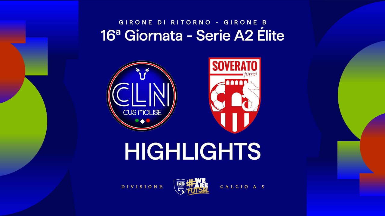 Laborvetro CLN CUS Molise-Soverato 8-6 | Gol e HL | 16ª giornata | Serie A2 Élite 2025/26 - Bdimmi