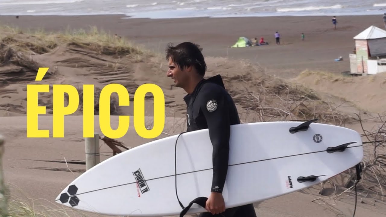 Incre&iacute;ble TORMENTA trae OLAS GIGANTES a MONTE HERMOSO