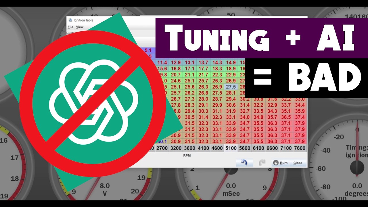 DO NOT let AI tune your standalone ECU | ChatGPT Timing Map and how to blow your Engine
