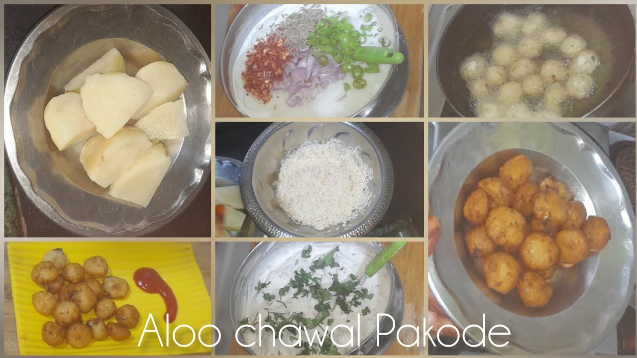 आलू और चावल से बनाये पकोड़े New Recipe👌Kuch Alag Par Tasty 🤗 New Style Pakode 