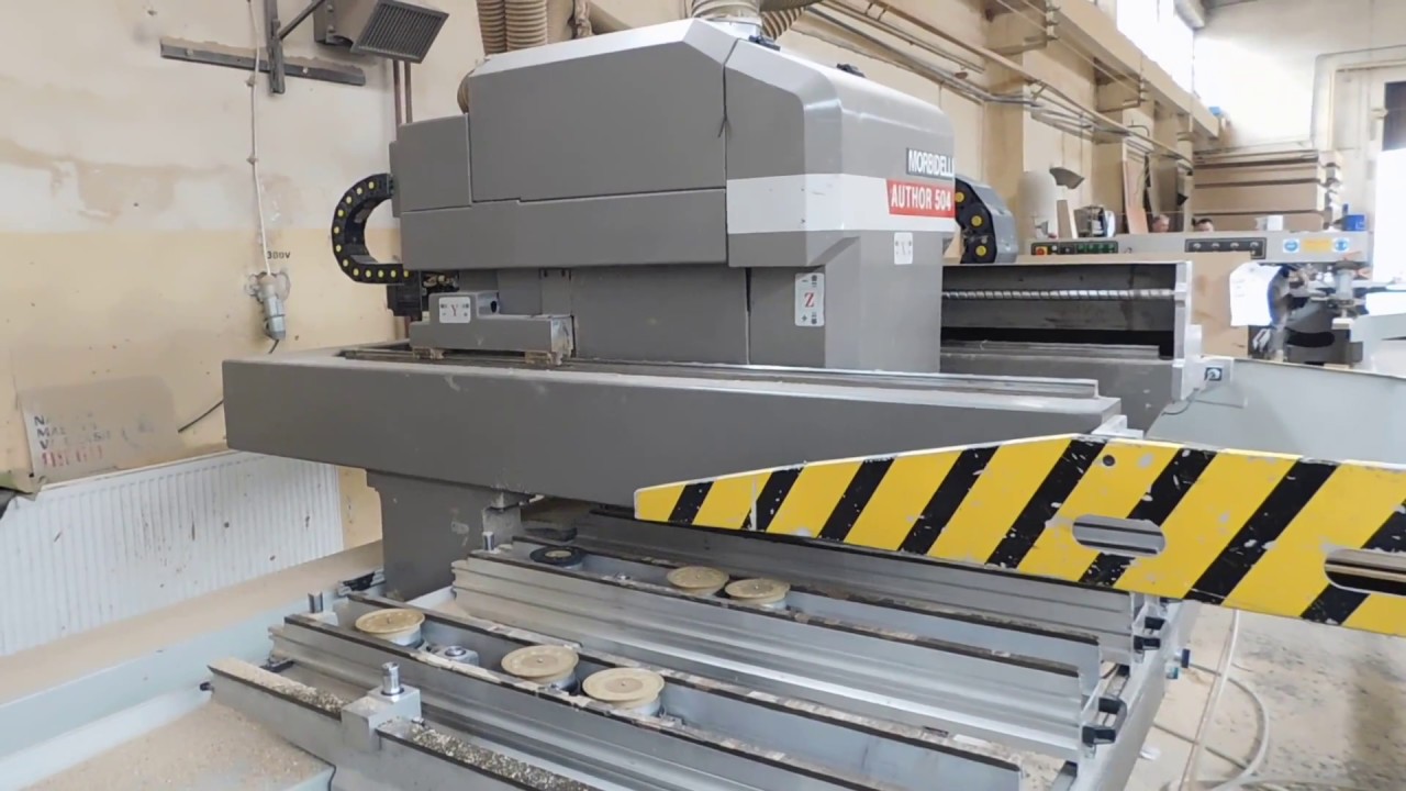 Retrofitted CNC Morbidelli Author 504 New Control System Nowe Sterowanie Maszyny LinuxCNC Toromatic