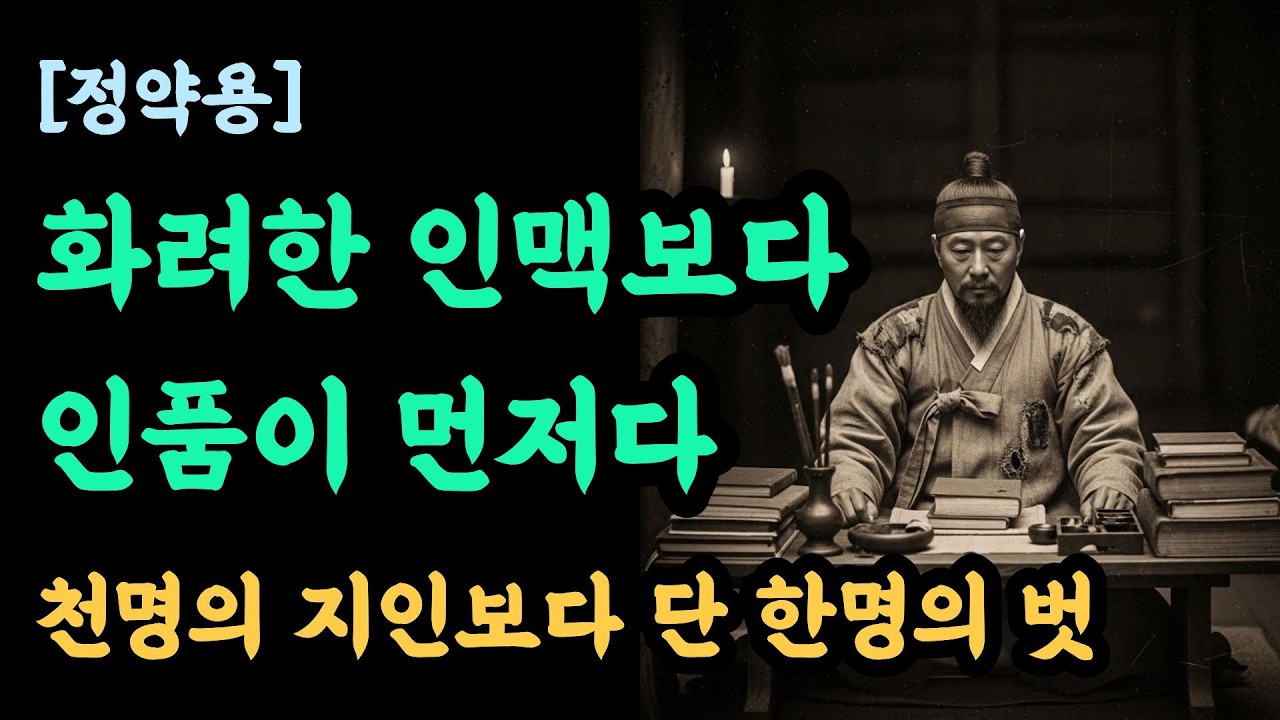 《정약용 명언》 높은 자리에 있을 때 모여드는 사람을 조심하라. 진짜 관계를 알아보는 법 | 인생명언 | 삶의지혜