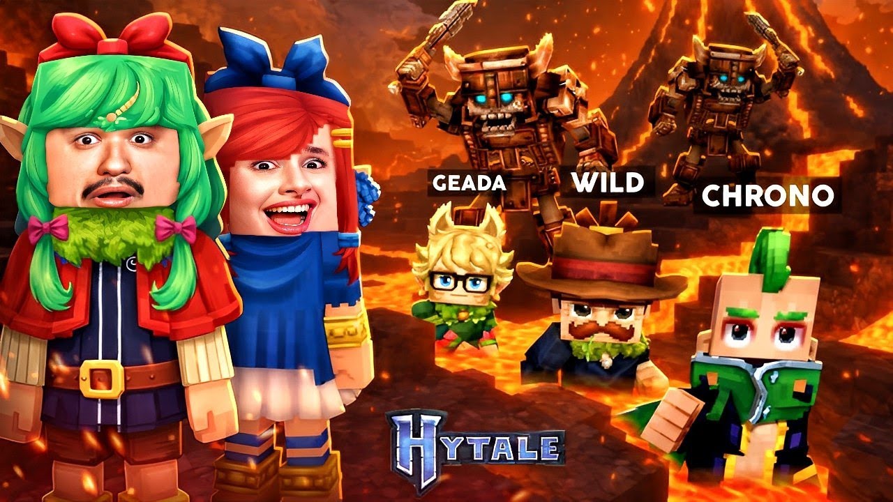EXPLORANDO COM OS AMIGOS NO HYTALE