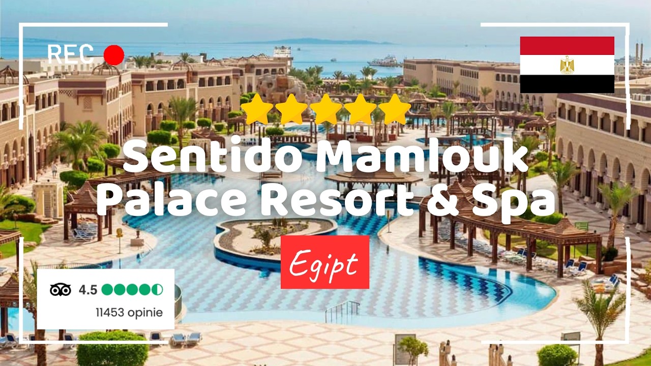 SENTIDO MAMLOUK PALACE RESORT & SPA 5* 💛🇪🇬 HOTELE W HURGHADZIE, EGIPT, HOTEL TOUR, PLAŻA, ANIMACJE