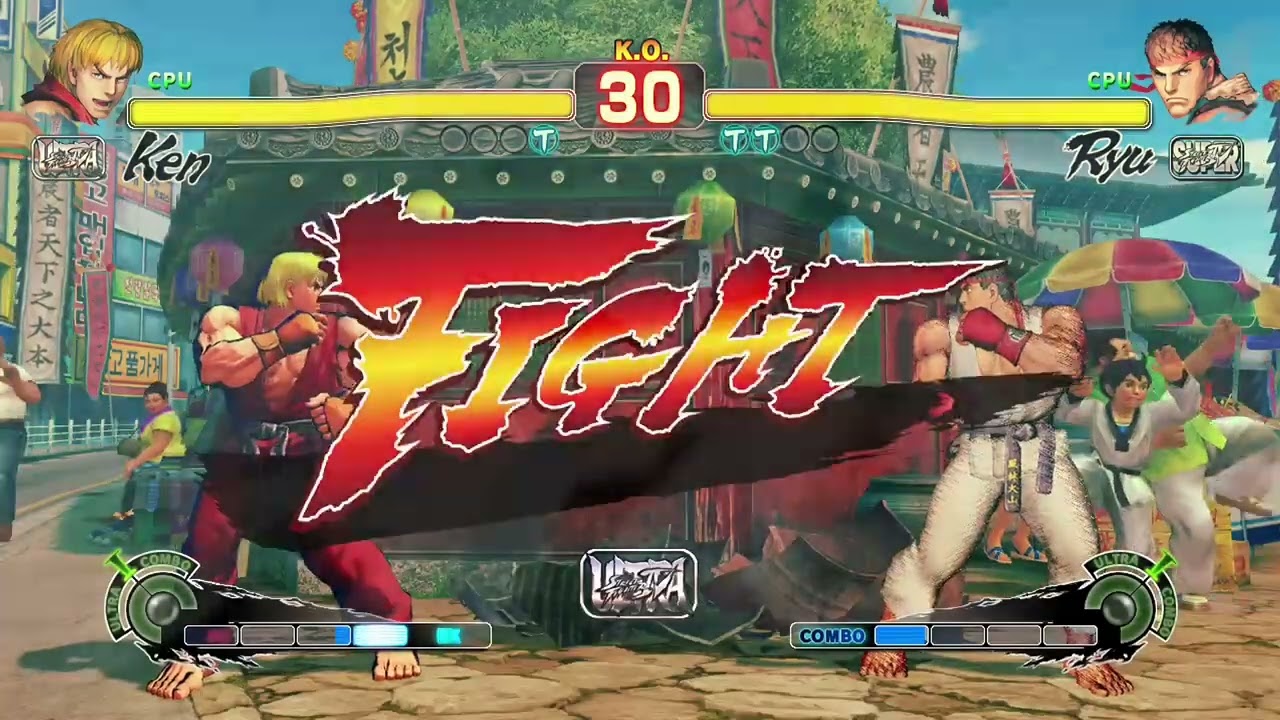 Leon knight  (ken) vs Justin wong (ryu)