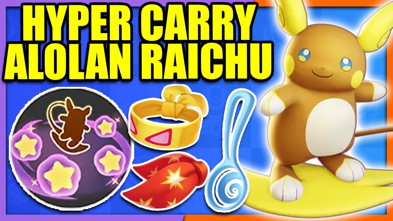 STORED POWER ALOLAN RAICHU is the next Mewtwo Y | Pokemon Unite