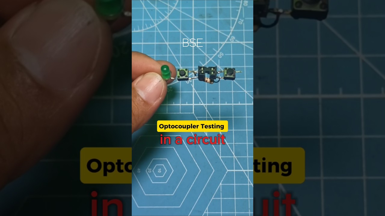 Optocoupler Testing in a circuit!#creative #electronic #repair #powersupply #diy #audio #shorts