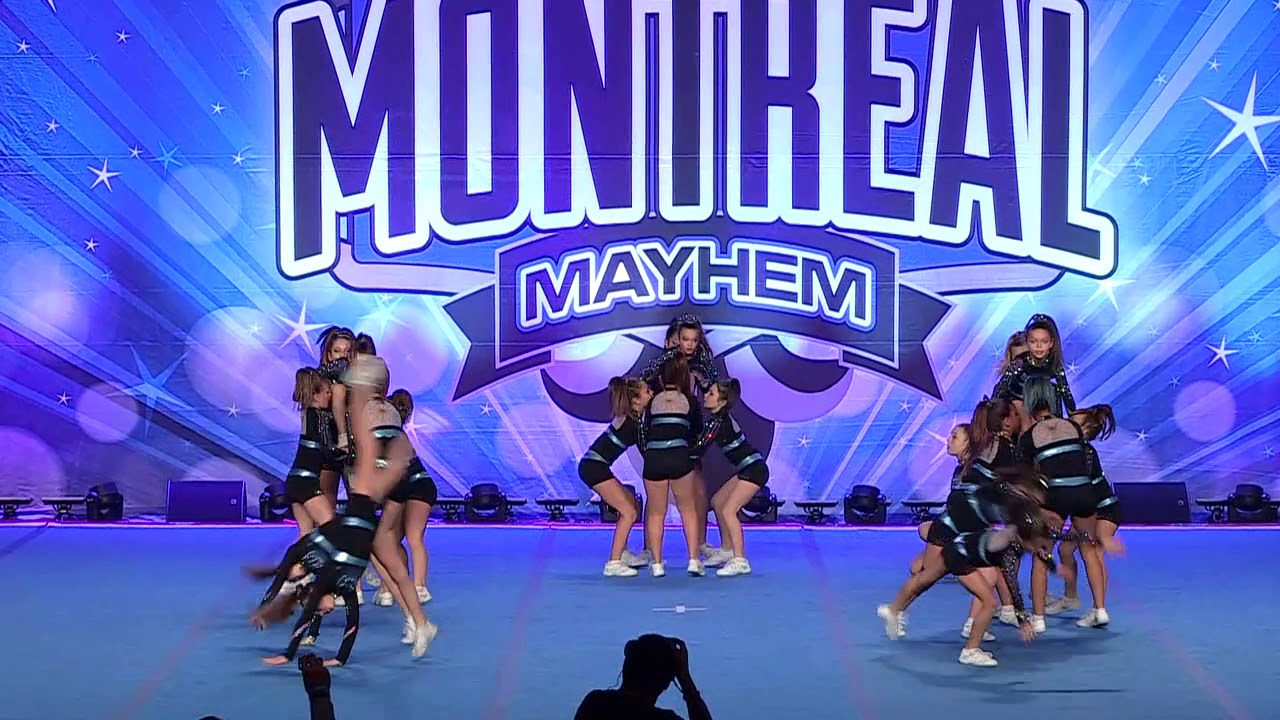 Black Widow Cheer Gym Rock N Pop   Youth Small 2