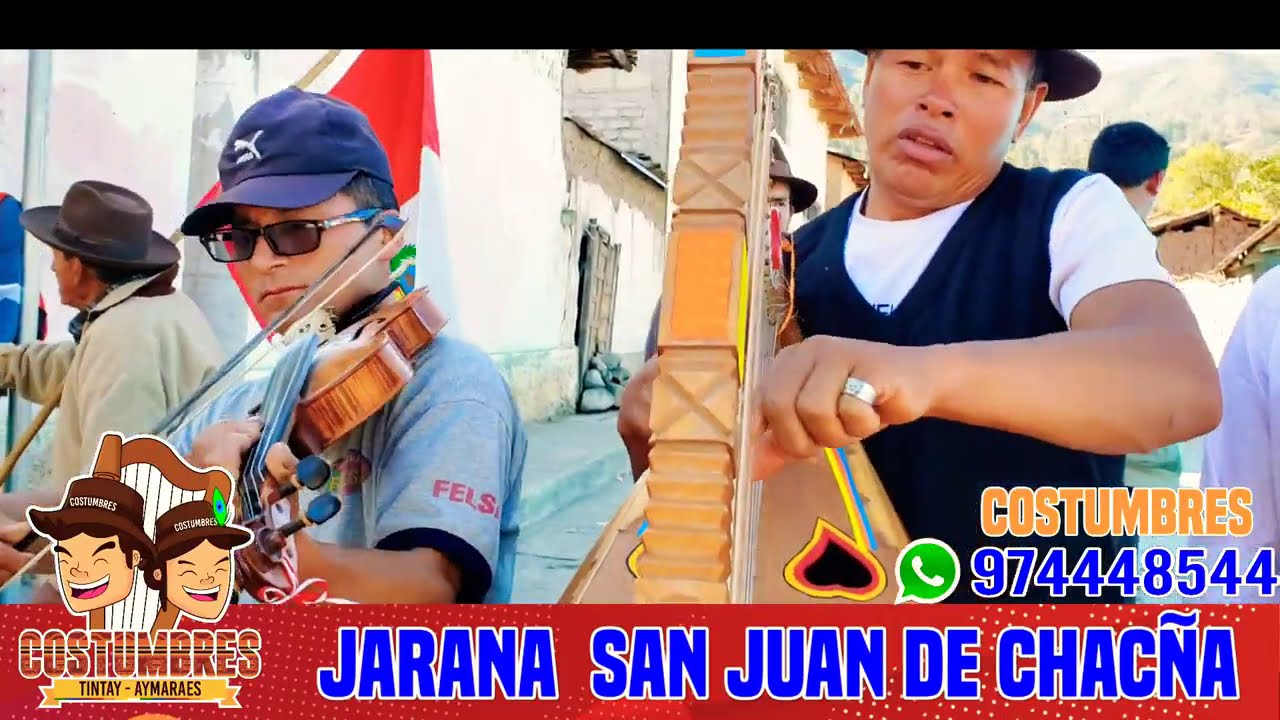 Jarana Arpa y Violin  san Juan de Chacña