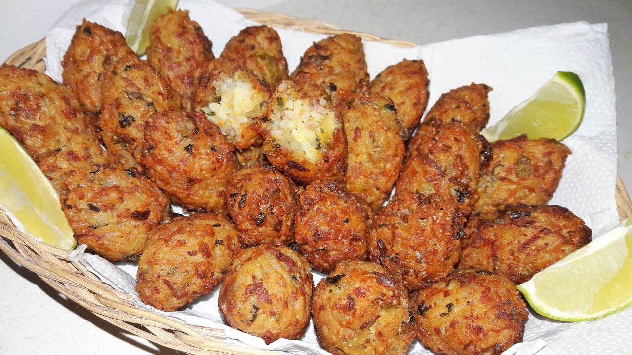 COMO FAZER BOLINHO DE ARROZ COM CALABRESA (APERITIVO DE BOTECO)