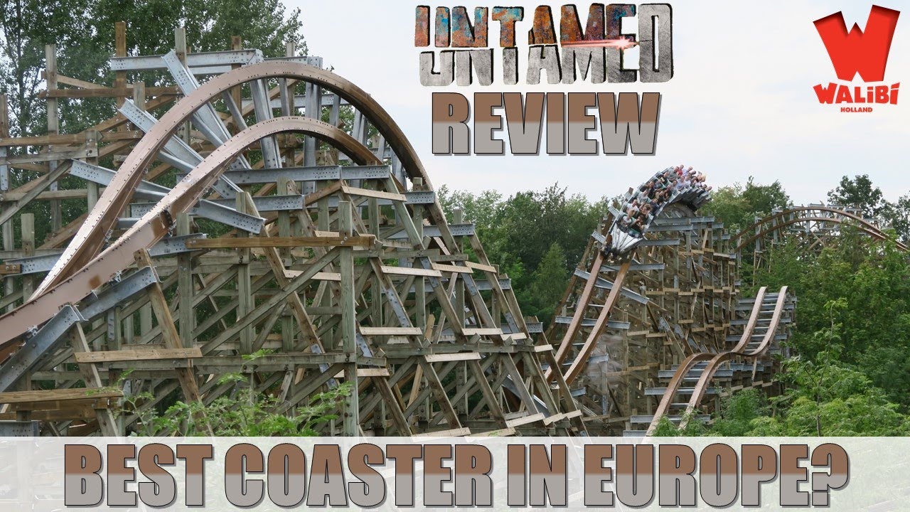 Untamed Review, Walibi Holland RMC Hybrid Coaster | Best Roller Coaster in Europe?