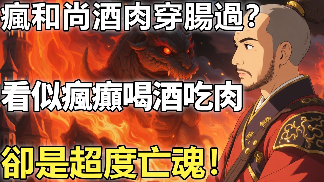 濟公活佛揭秘：他看似瘋癲喝酒吃肉，但說的“酒肉穿腸過”後半句才是真正密意。【佛學|神話傳說|故事|濟公|彌勒】