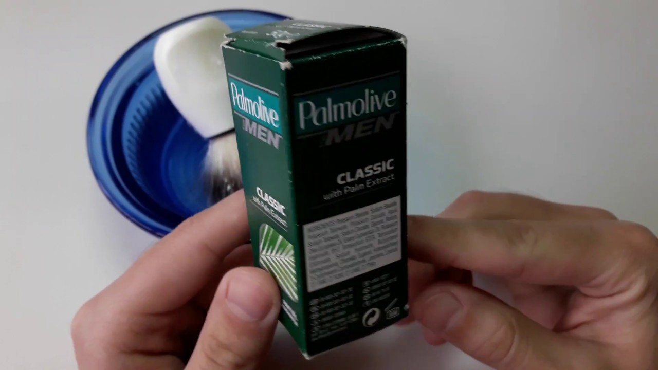 Бритьё. Обзор мыла-стика для бритья Палмолив Классик. Palmolive Classic shaving soap stick review.