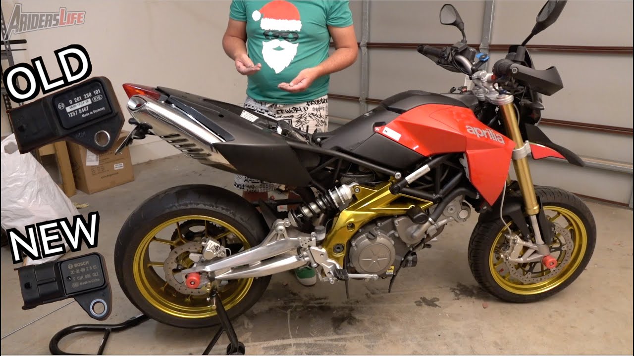 Aprilia Dorsoduro APS - MAP Sensor Failure - Repair Time Lapse