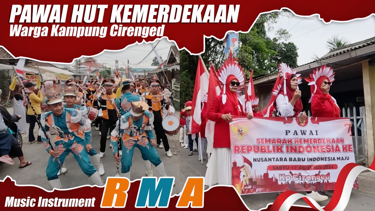 PAWAI HARI MERDEKA WARGA KAMPUNG CIRENGED SUKABUMI