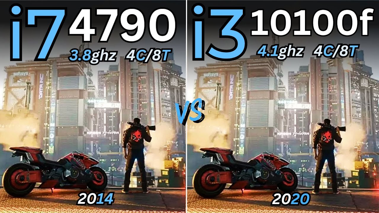 i7 4790 vs i3 10100f | Tested in 12 Games (2024) | 1080p