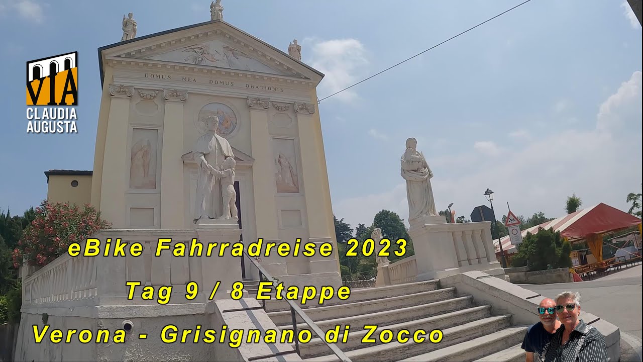 Via Claudia Augusta eBike Fahrradreise I Etappe 8 I Von Verona -  Grisignano di Zocco I