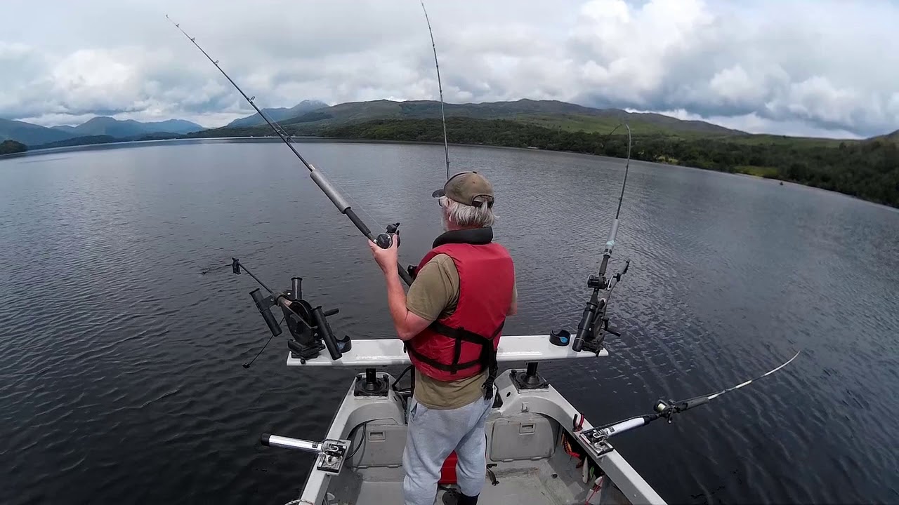 Loch Lomond Ferox on spindoctor and deadbait