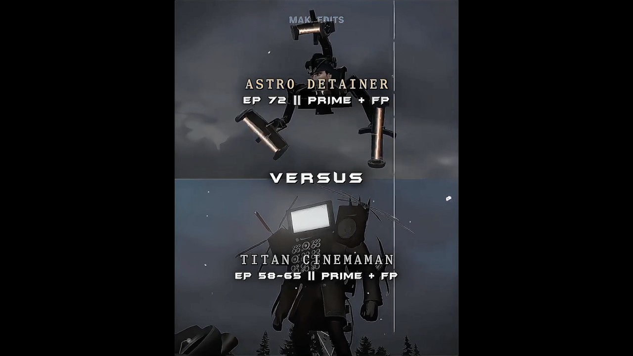 Astro Detainer vs Titan Cinemaman | Skibidi Toilet 