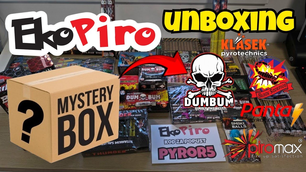 Otvaram Ekopiro Mystery Box – LUDILO OD PETARDI! 💥