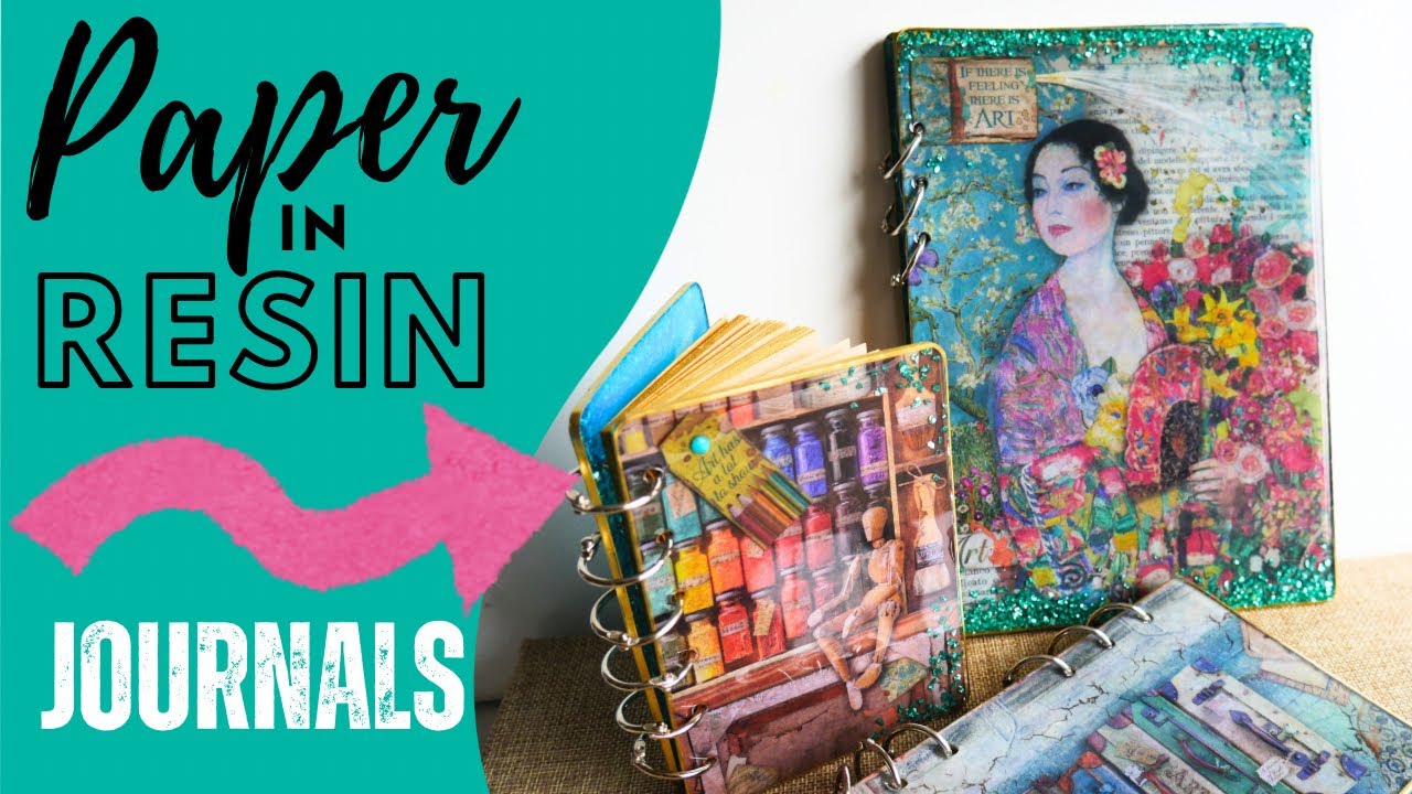 More Paper in Resin Experiments! Resin Journals + Istoyo Resin Mixer