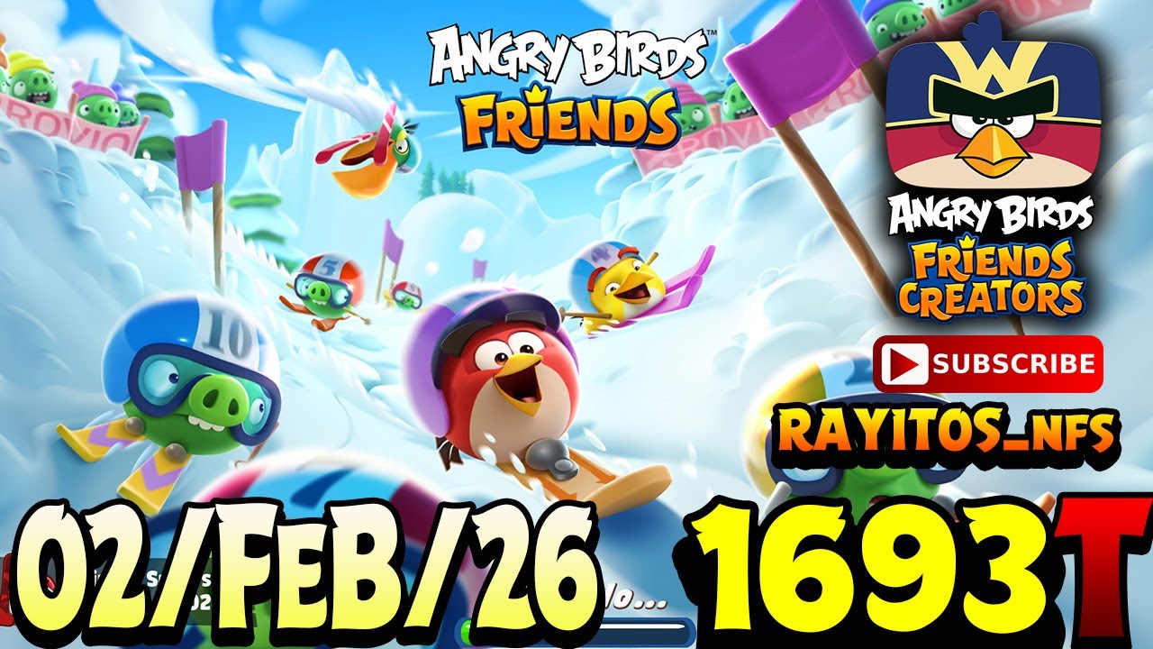 Angry Birds Friends All Levels Tournament 1693 Highscore POWER-UP walkthrough