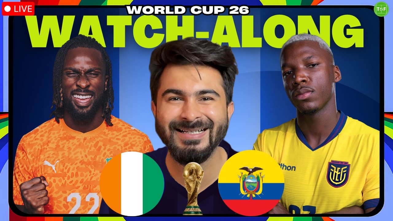 Ivory Coast v Ecuador  FIFA World Cup LIVE Watchalong | TFHD