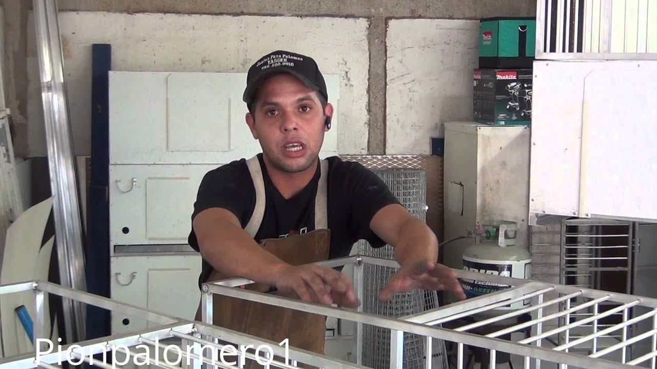 Jaulas de Aluminio para palomas.