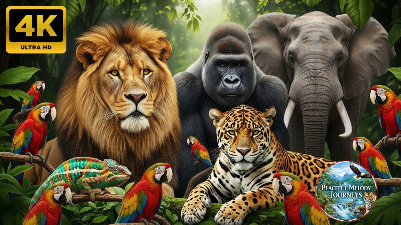 Wildlife Paradise in 4K ULTRA HD 🦁 |  60FPS Nature Documentary