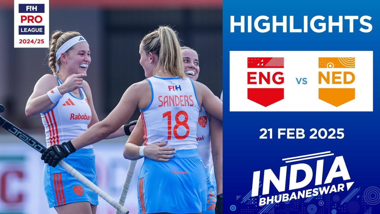 FIH Hockey Pro League 2024-25 Highlights: England vs Netherlands (W) | Match 1