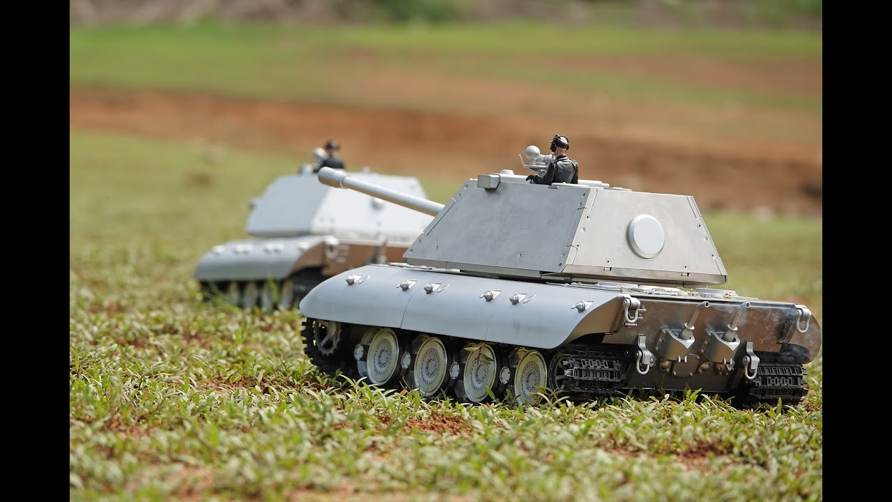 HOOBEN 1/16  German E100 Super Heavy Tank Krupp Turret World War II Item No.6606