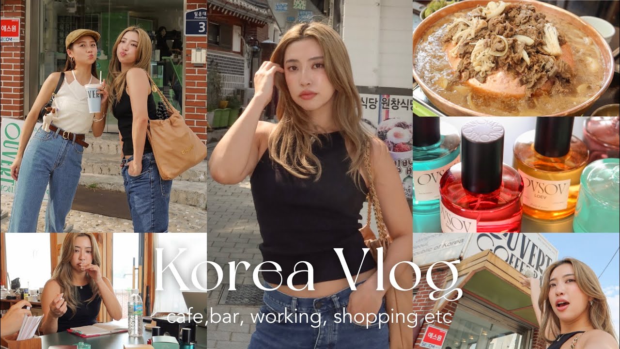 【韓国vlog】kemioくんや葵ちゃんと過ごす真夏の韓国旅🇰🇷☀️ 観光/カフェ/サングラス