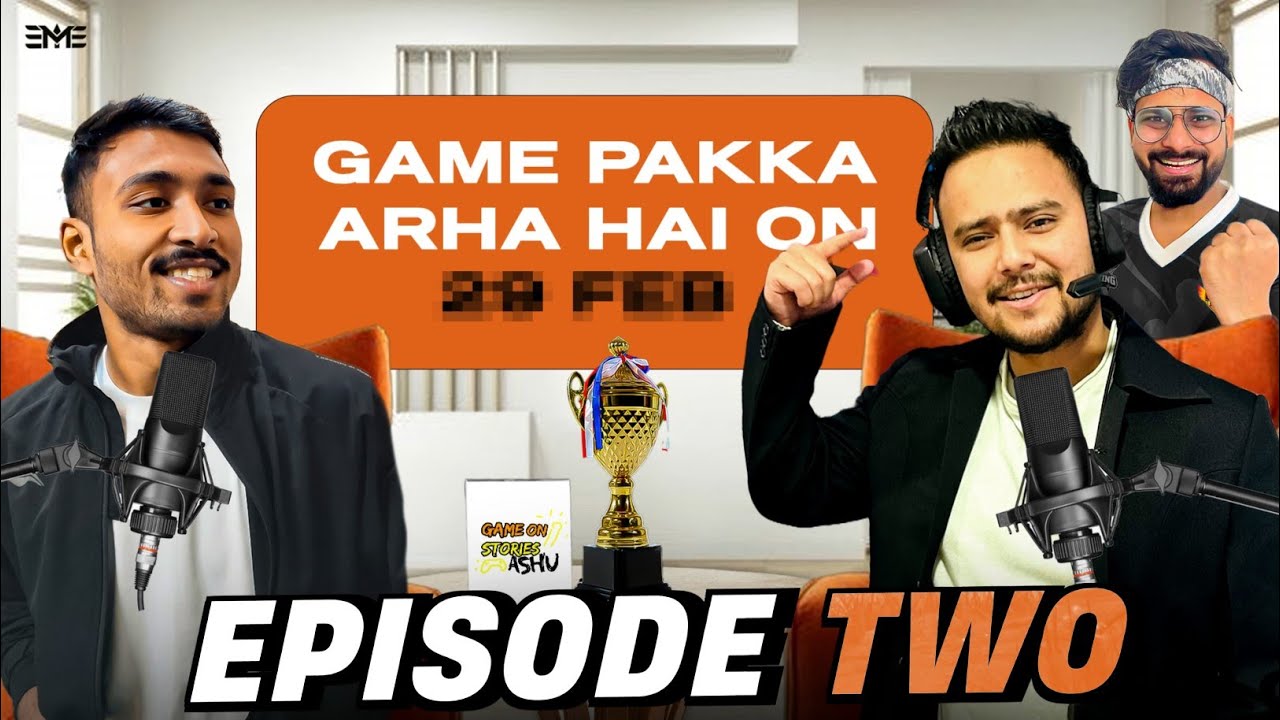 Game On Stories with Ashu ft. ‎@huntliveyt | Gaming  Podcast | Episode - 2 #GameonStories
