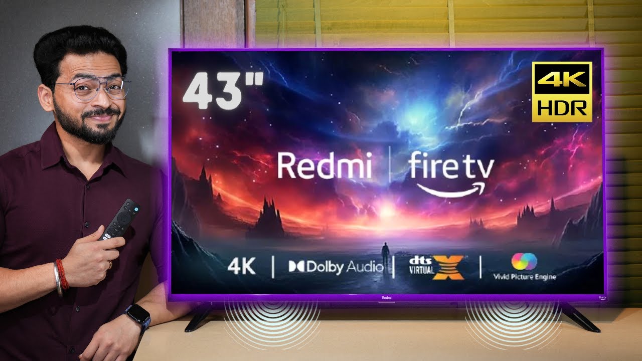 Redmi Smart Fire TV 4K 43 Unboxing & Review ⚡️ | At Just Rs 24,999/- | Fire TV OS 🚀