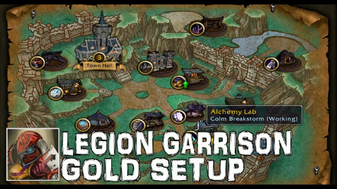 WoW Garrison Gold Setup For Legion