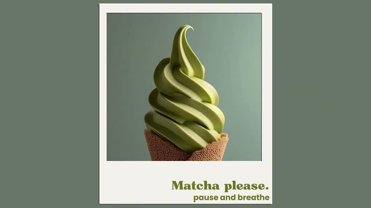 green, lofi, calm. 🍦🎧💚