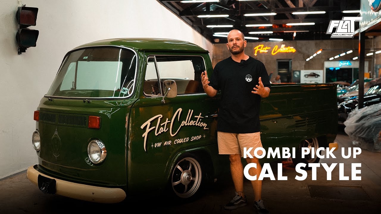 Volkswagen Kombi Pick up Cabrita no estilo Cal Style  - Acervo Flat Collection